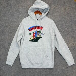 Crenshaw Skate Club CSCMAN Superman Hoodie Sweatshirt Mens Medium Fleece Graphic